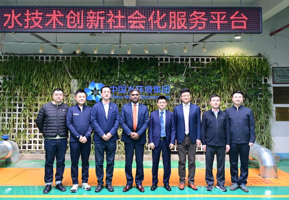 国际水协执行总裁Kalanithy Vairavamoorthy点赞集团北京碧水下沉式再生水厂项目