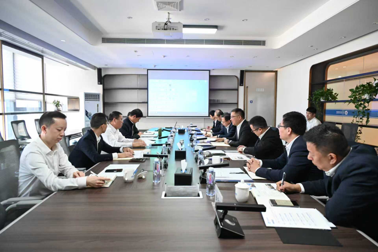 集团总裁陈铭会见中建一局总经理苗良田共商水生态合作新篇章