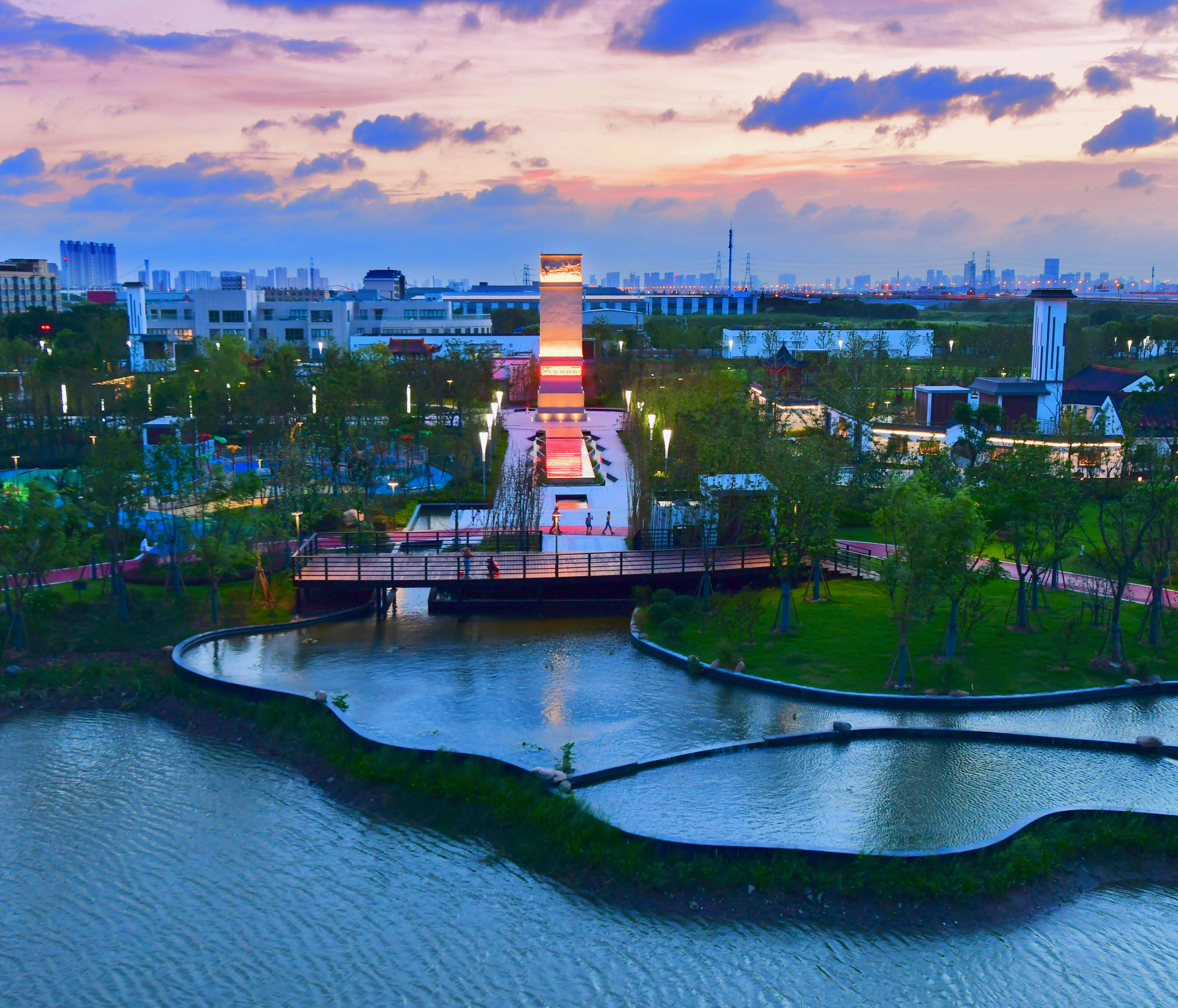 华东首座城区新建下沉——上海嘉定南翔再生水厂