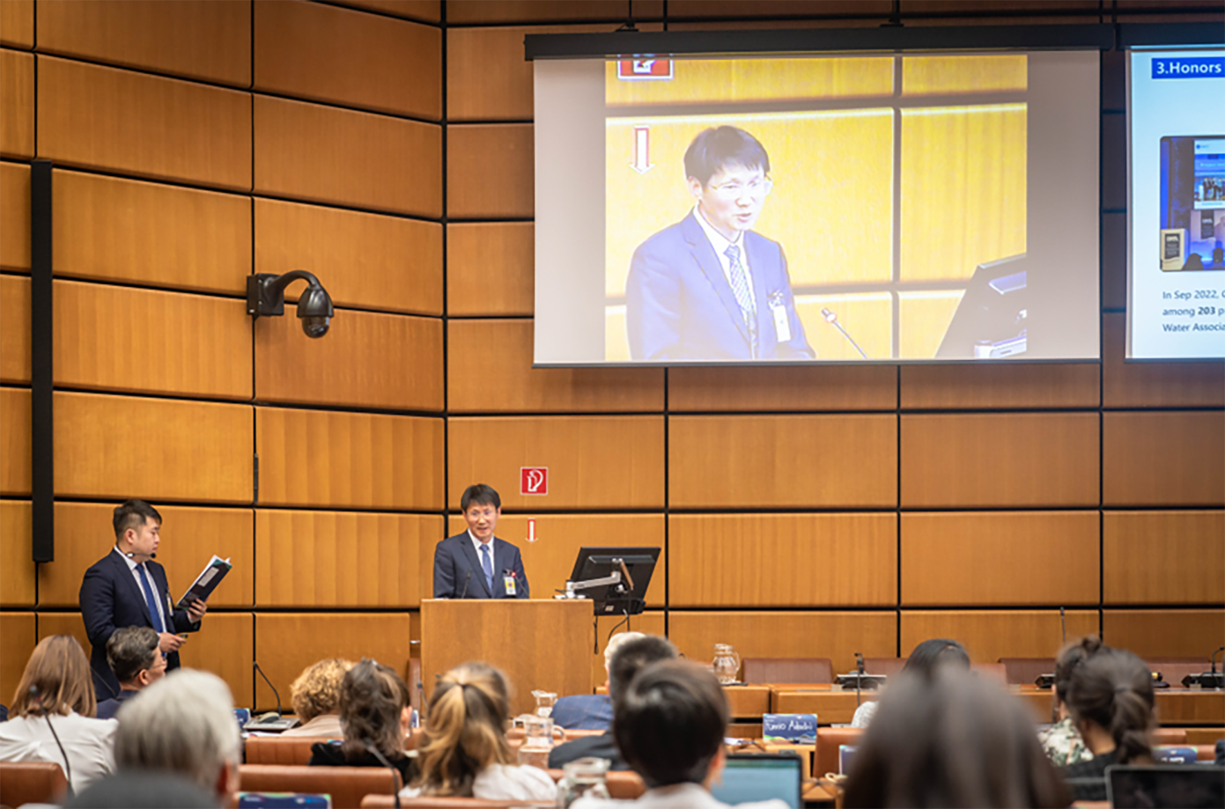 The group was invited to participate in the launch ceremony of the