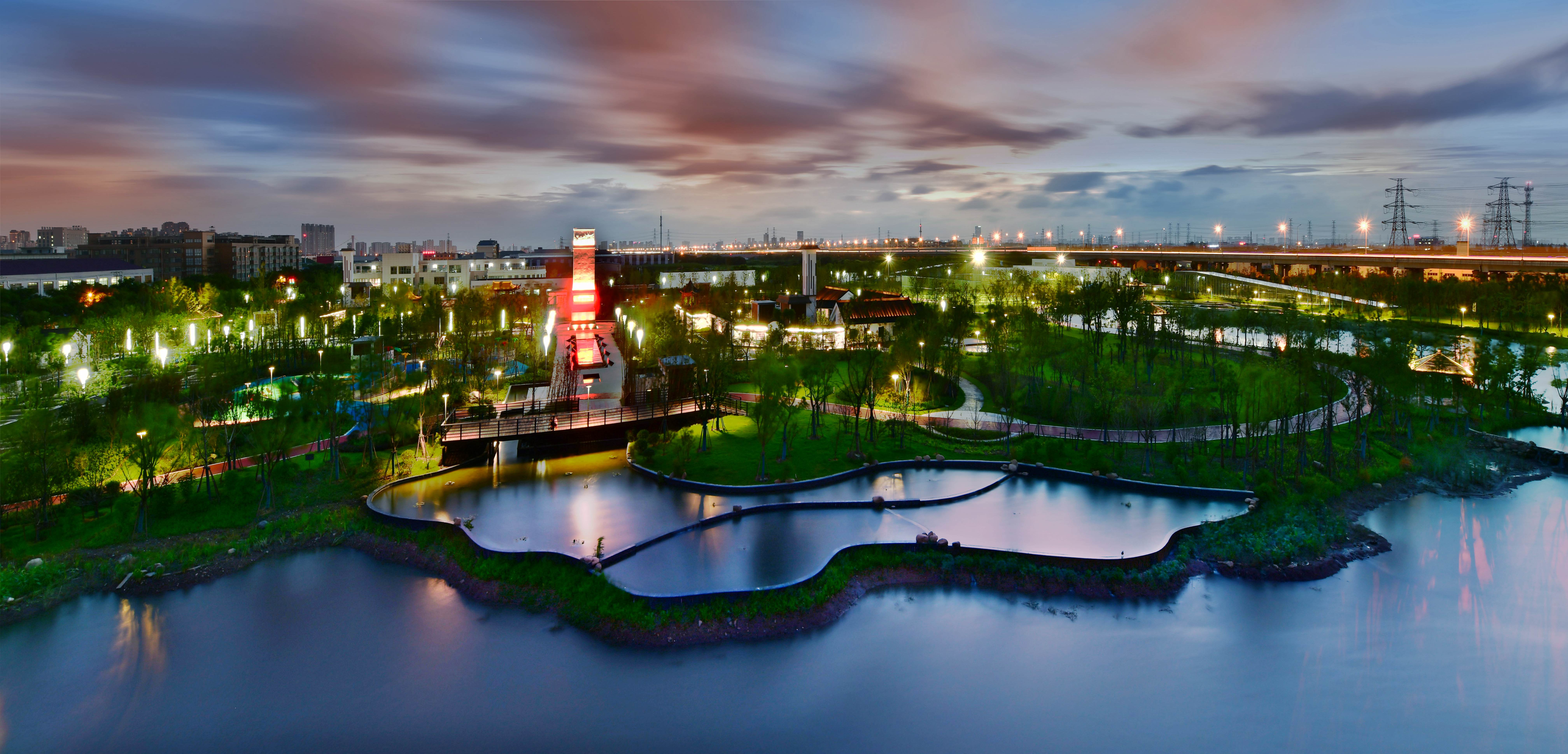 The First Newly Built Sunken Urban area in East China - Shanghai Jiading Nanxiang Reclaimed Water Plant